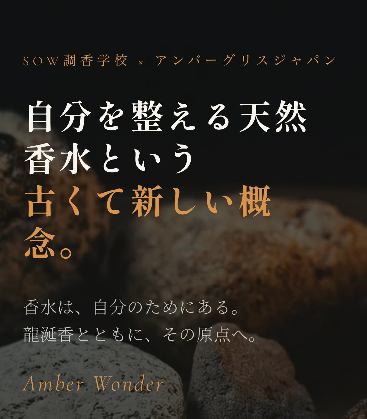 アンバーワンダー★自分を整える天然香水という 古くて新しい概念―第2回 龍涎香ワークショップ開催―